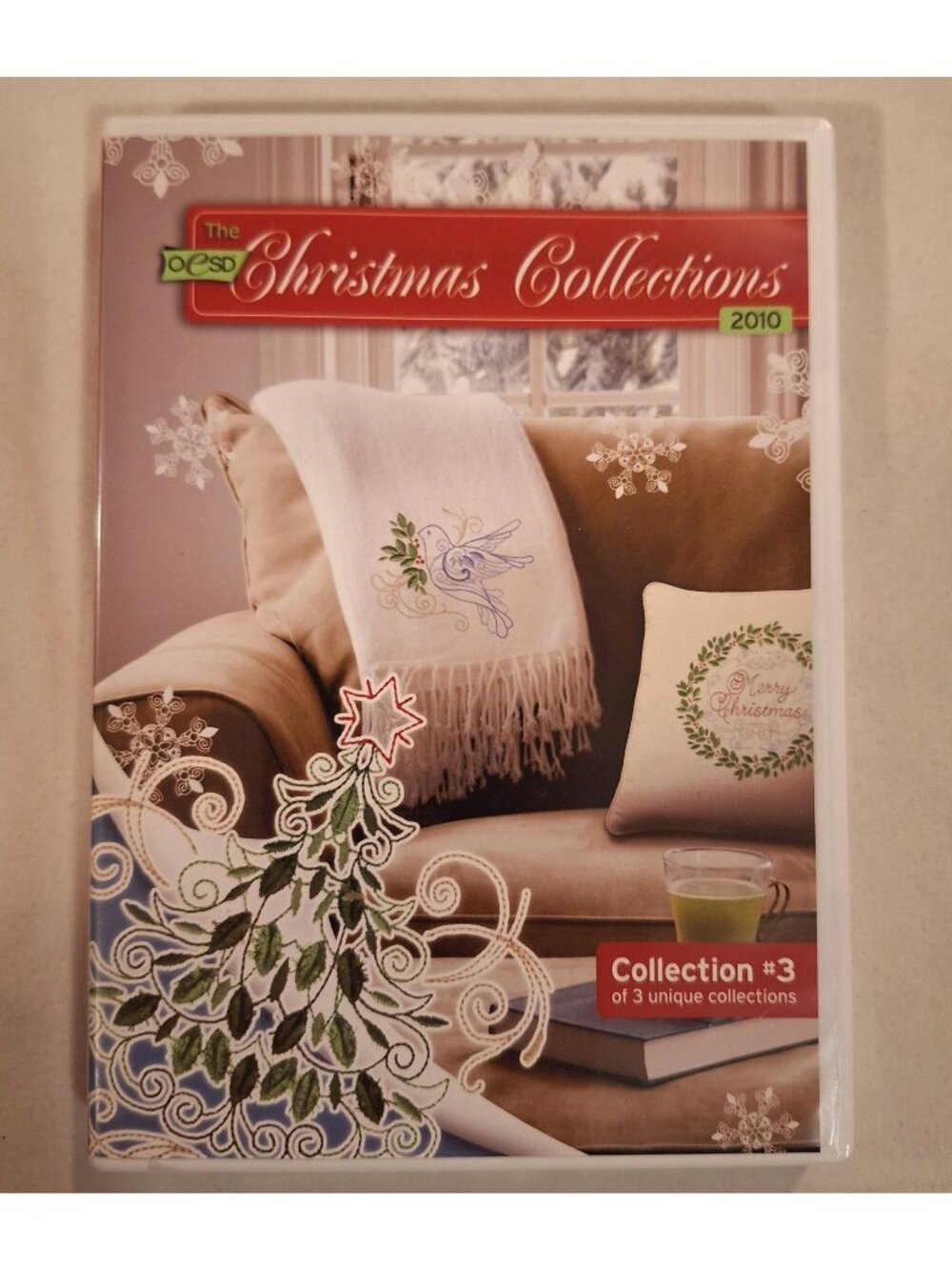 OESD Christmas Collections 2010 Embroidery CD Collection #3 13 Designs